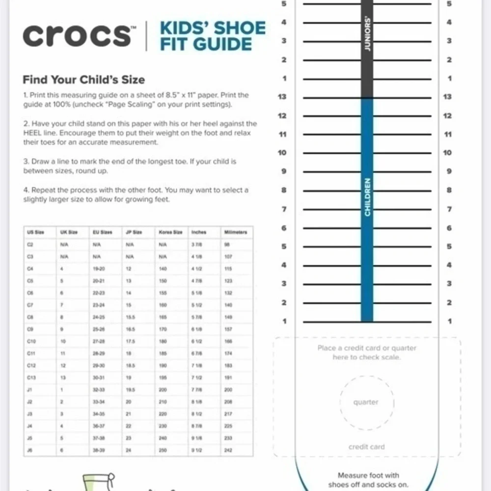 Crocs - Baya, blue camo. Size: C5. Size Chart in pics. NWT Firm! No offers!